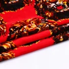 Customized color 100% polyester animal print velour home textile velvet fabric for pillow
