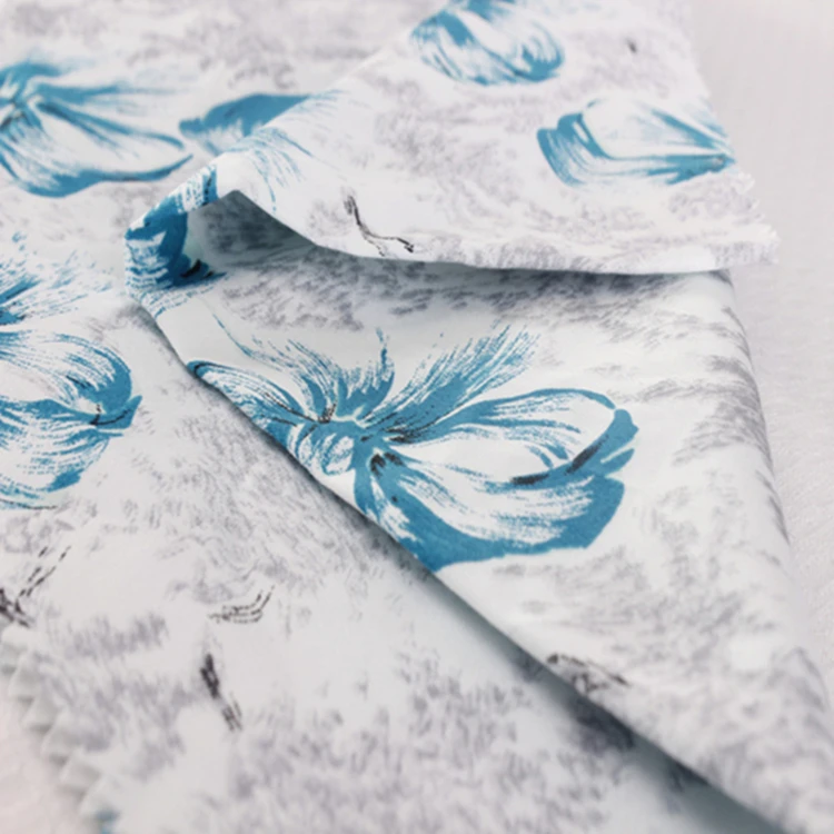 bowknot pattern digital printing 40S cotton fabric textiles for womens garment clothing