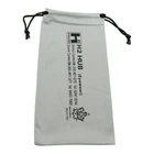 Microfiber Custom Logo Soft Sunglasses Pouch Bag
