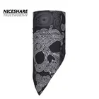 wholesale erkek bebek multifunctional custom skull printed triangle bandana