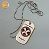 cheap wholesale different kinds of shapes small MOQ laser engraved military dog tags