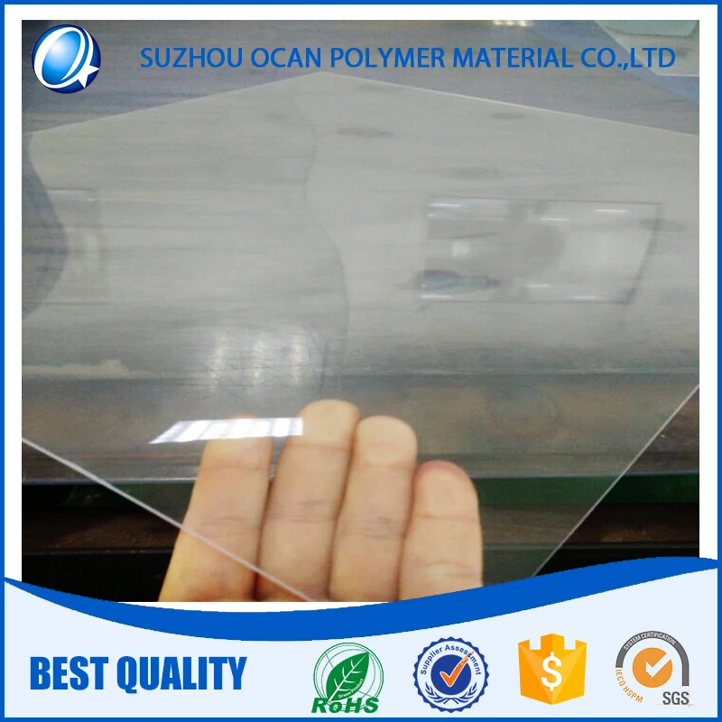 Clear Plastic Thin Pvc Film 400 Micron Pvc Sheet For Thermoforming