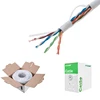 CAT6 1000FT BULK WHITE COMMUNICATION CABLE ETHERNET NETWORK 1000&#39; PULL BOX ethernet cable cat6e
