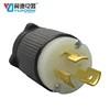 UL listed north american standard industrial plug and socket 15a 125v nema l5-15p plug