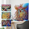 Hot Sell Owl Pattern 25*25cm Special Shaped Diamond Painting 5D Mosaic Painting Small MOQ