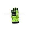 Workwear Sports Fluorescent Yellow Reflective Gloves With Reflective Stripe