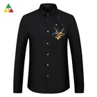 Wholesale customized men embroidery shirts