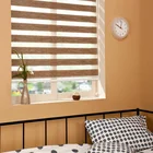 Ready Made Solar Shades Blackout Zebra Roller Blinds For Home Decoration