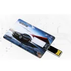 Promotional Super Thin Plastic USB Flash Memory Cards Pendrive
