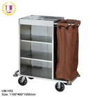 Hotel Small Stainless Steel Housekeeping Service Trolley
