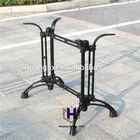 Metal material OEM service powder coating finish cast iron metal table legs