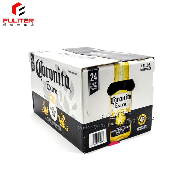 custom cardboard 24 pack bottles beer carton box