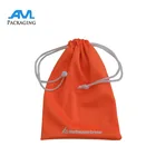 cell phone packing satin or cotton drawing string jewelry gift pouch with custom logo and size