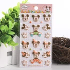 Hotsale Diy handmade decoration sticker scrapbook child cartoon epoxy stickers inviting