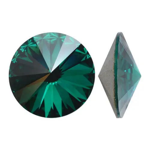 Free shipping 24pcs K9 Crystal 18mm round stones Emerald fancy stone Round diy rhinestone glass rhinestones in bulk K91122