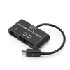 USB OTG TF Card Reader OTG USB 2.0 For Samsung Galaxy S7 S6 edge S5 S4 S3 S2 Note 5 4 3 2 Android Phones