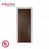 ASICO UL Listed Apartment Fire Rated Wood Door With For Interior