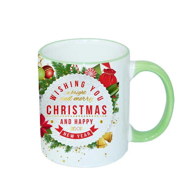 popular creative gift blank ceramic coffee mug to sublimation