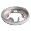 Conical zinc plated metal flat washer shim gasket two holes washer shim gasket star lock washer shim gasket for thermostat