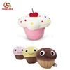 Delicious stuffed birthday cake plush food toys cake soft toy for kids