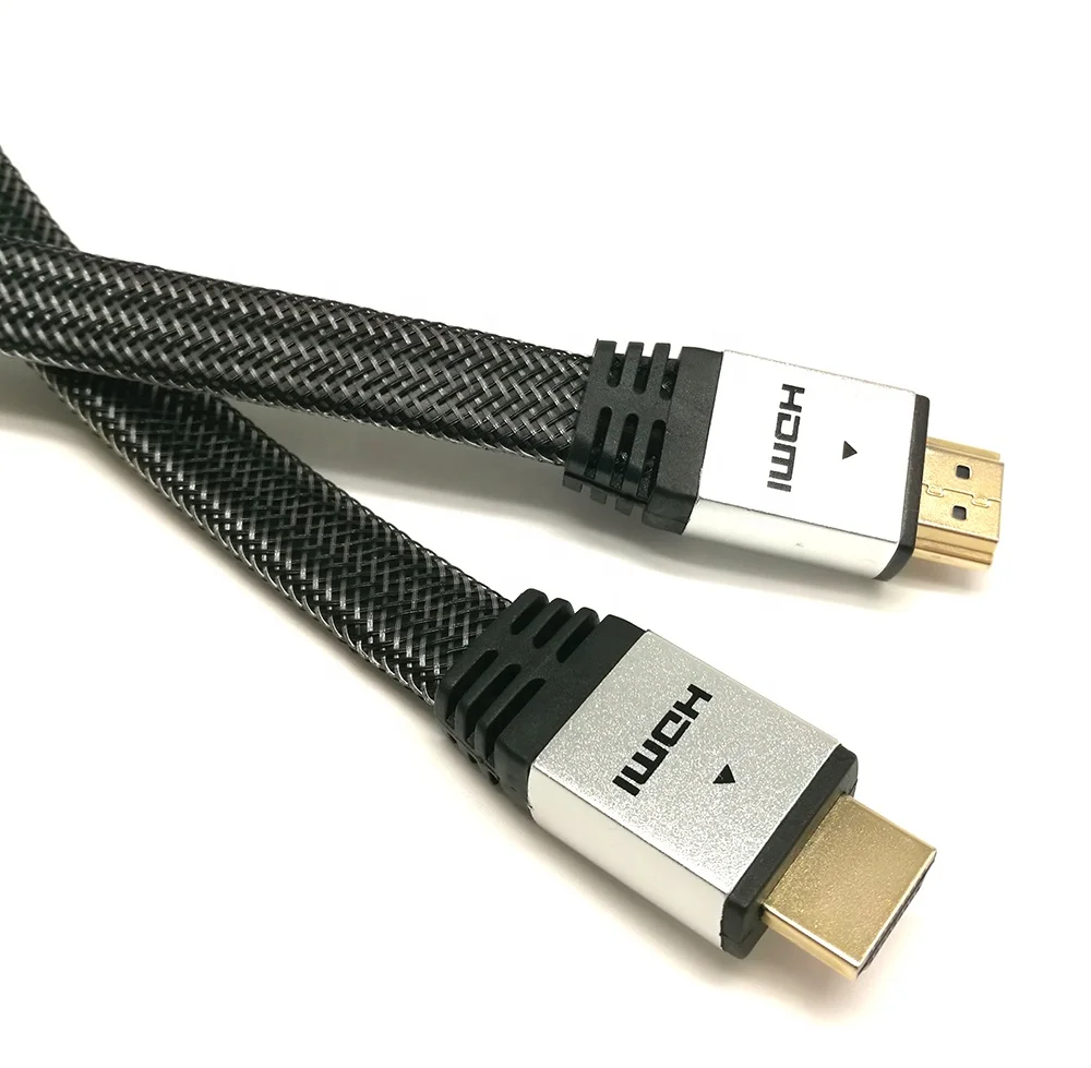Nice quality Flat HDMI Cable Support 3D 4K 2160P 1440P 1080P 18Gbps 4:4:4 - idealCable.net