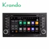 Krando Android 9.0 car dvd player for audi a4 2002-2008 radio gps navigation multimedia system WIFI 3G Playstore DAB+ KD-AD714
