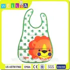 custom print plastic PEVA bib with pocket