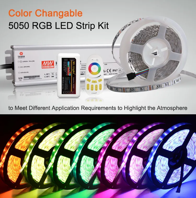 Best Price! Optional SMD 5050 3528 RGB Flexible Light Tape LED Strip