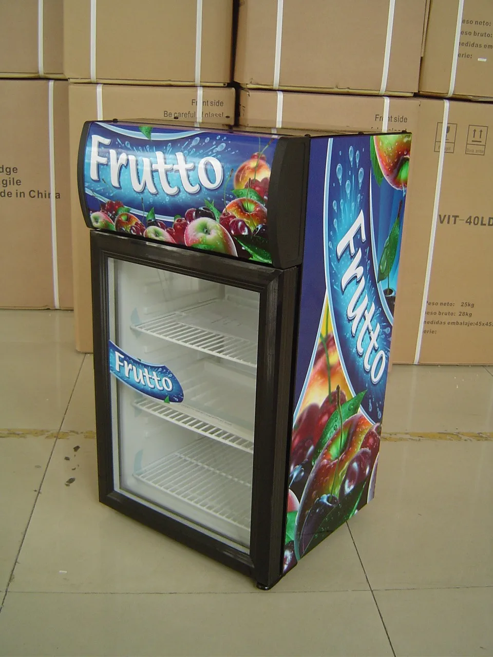 Wholesale Display Refrigeration Cooler Mini Small Display Fridge Beer 