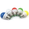 YF-269 Happy new year colorful plastic E14 E27 B22 bulb light for indoor outdoor