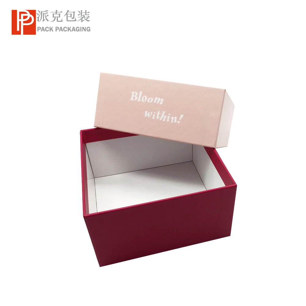 high quality color printing beautiful book shape paper packaging