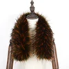 Jacket Fur Collar Raccoon Fur Women Scarves Winter Coat Female Neck Warm Fur Scarf