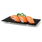 Customized Elegant Acrylic Sushi Pastries Display Table Riser Stand