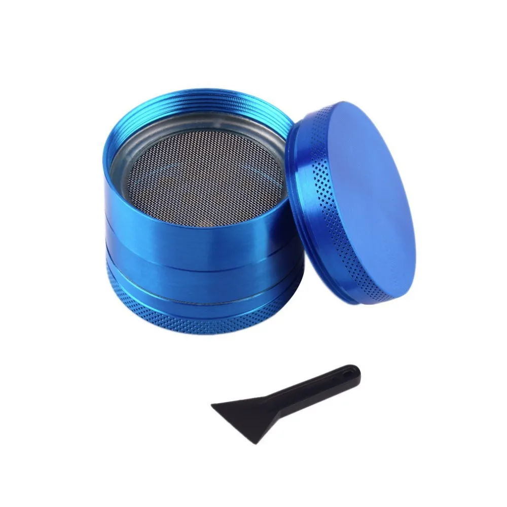 4 parts 40mm 1.968'' CHROMIUM" zinc alloy metal herb grinder crusher Tobacco Spice Crusher smoking grinder sets hot search