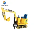 Popular Amusement Excavator Kids Ride on Digger Arcade Games Machines