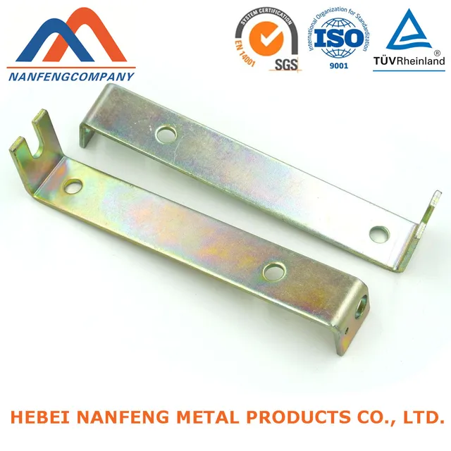 China Electrical Bike Yellow Zinc Plated Pressed Metal Parts Pressed Metal