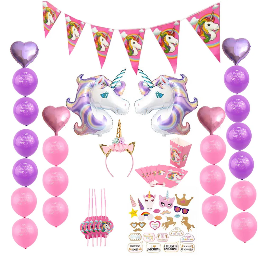 unicorn balloons birthday party supplies unicorn party favor