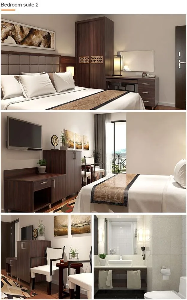 Hotel Project Natural Wood Grain Modern Furniture Design