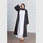 wholesale online simple designs western open style muslim women turkish islamic clothing dubai abaya for Elegant woman