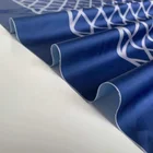 Polyester/spandex satin check digital printed silk chiffon fabric for scarf suit shirt dress