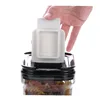 Measured dispensing durable plastic storage jar for food