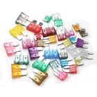 165PCS Automobile Car Zinc Blade Fuse Safety Standard Auto Security Fuse Assortment Kit Using For Small Medium-size Car
