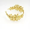 Gold Plated Beautiful Crystal Tiara Baroque Flower Leaf Wedding Bridal Hair Jewelry Accessories Princess Bride Crown