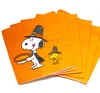 Cartoon snoopy colored shaped disposable printed paper napkins towels