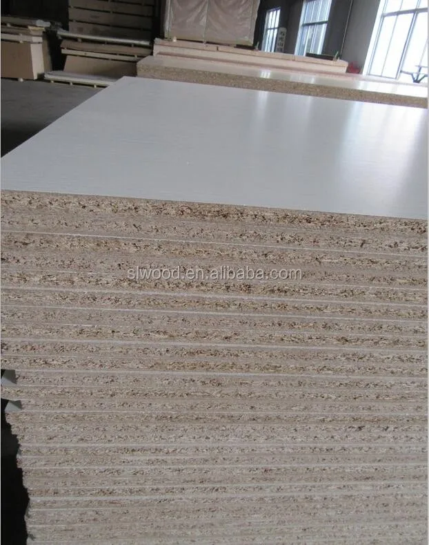 White Melamine Coated Particle Board/laminated Chipboard For