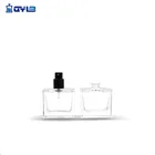 Cosmetic 10ml glass bottle with aluminum sprayer and aluminum cap