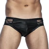 Big stocks 2 colors lace adult men sexy leather thong