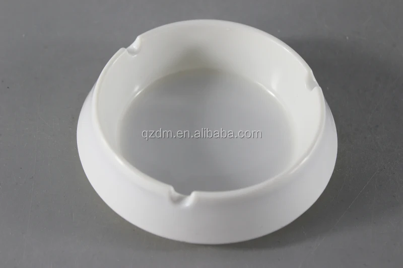 Custom-made Logo Plastic ashtray , Melamine White ashtray