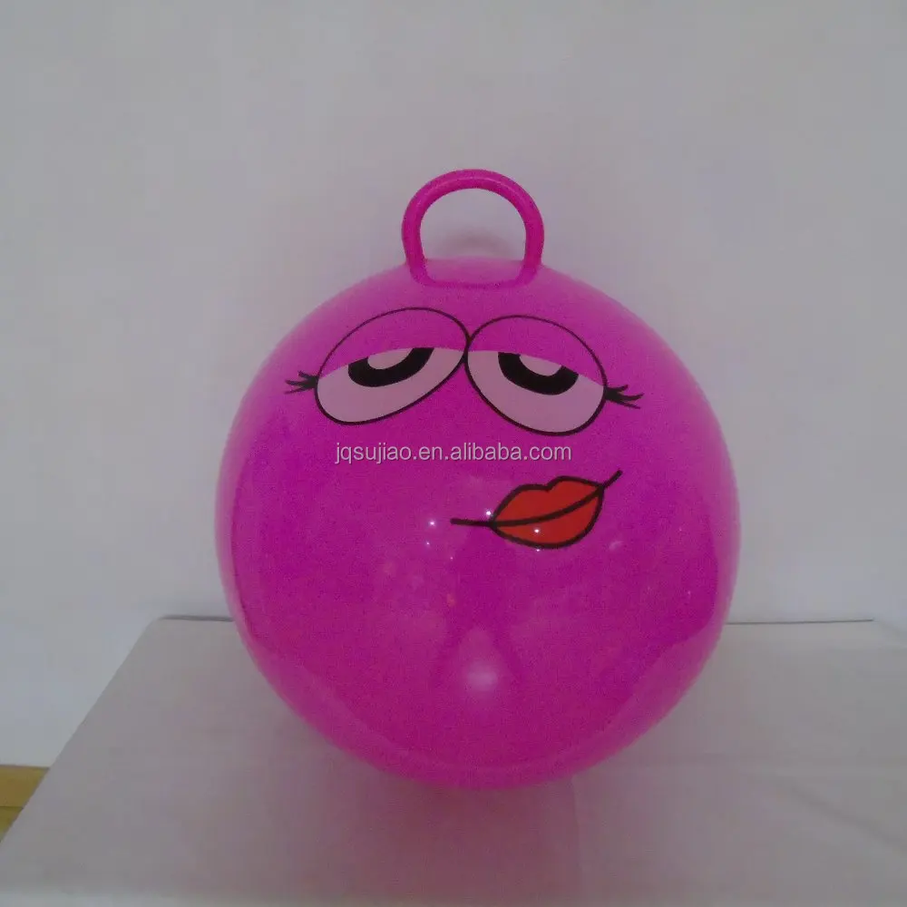 inflatable plastic pvc toy hopper ball with round