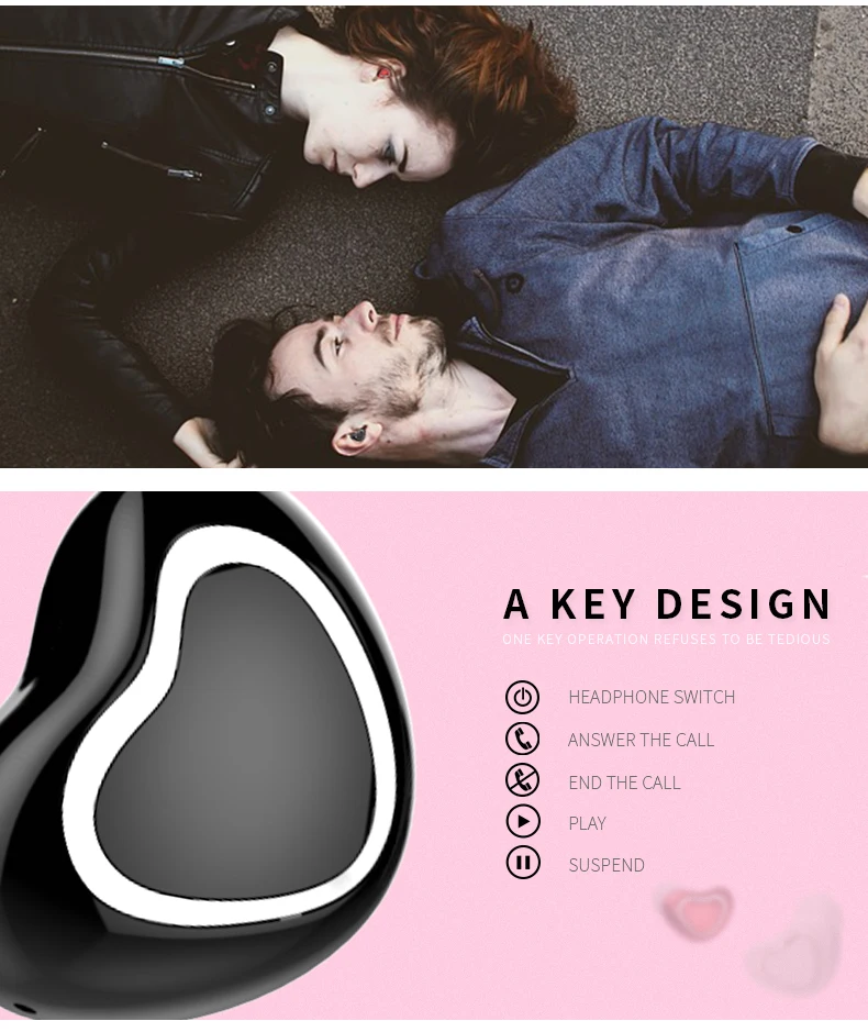 TWS Minimalist In-Ear Hidden Ear Pods - ANKUX.COM